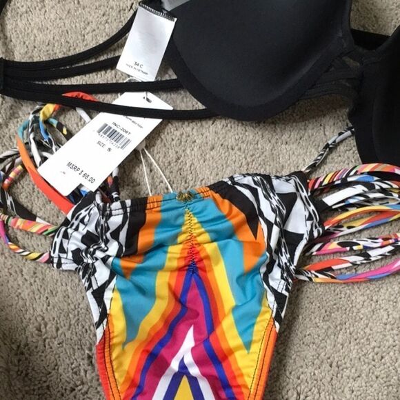 PILYQ mixed bikini. 36B/S-bottom. NWT - Picture 6 of 6